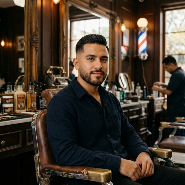 Mexican man premium haircut