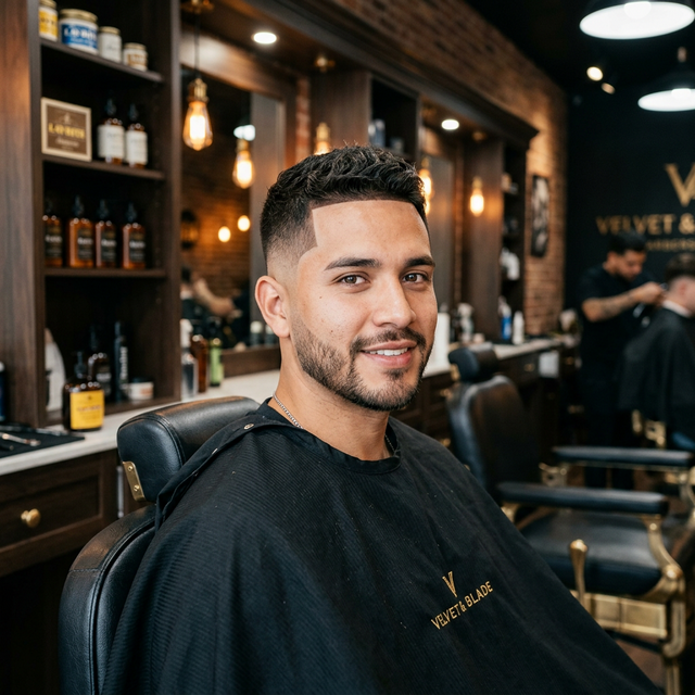 Young Mexican man fade